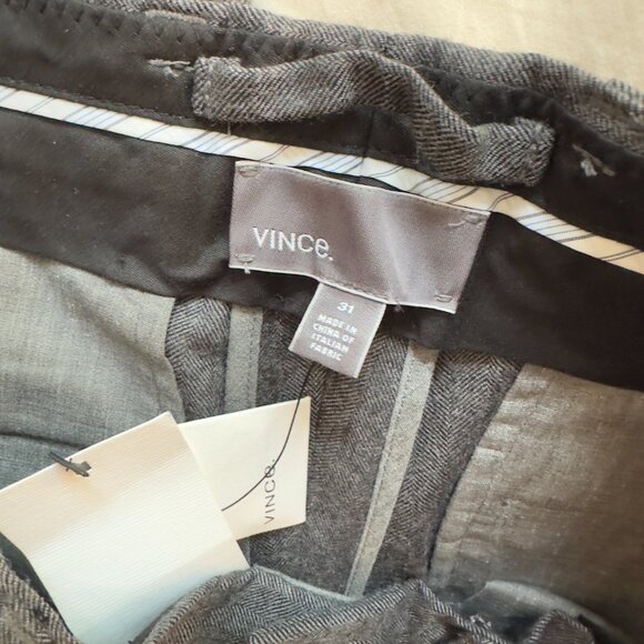 Vince Wool Gray Dress Pants - Picture 3 of 4